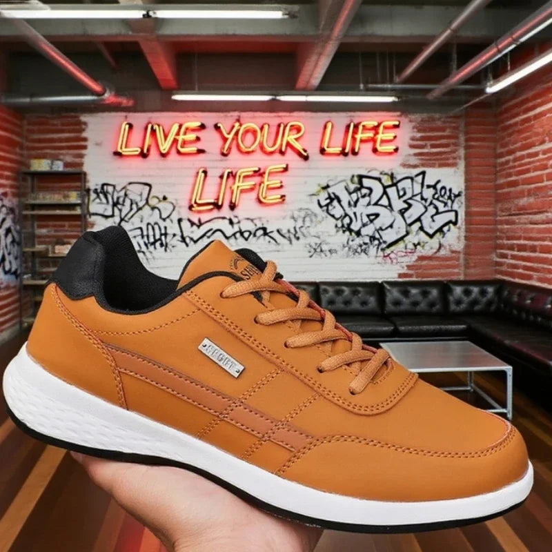 Men Casual Sneakers Outdoor Tennis Lightweight Anti Slip Comfortable Sneakers Tennis Training Plus Size Men's Vulcanized Shoes