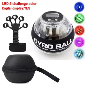 Self-Starting Wrist Gyro Ball Power Trainer Ball Wrist Strengthening Device Forearm Exerciser Strengthen Arms Fitness Equipmen