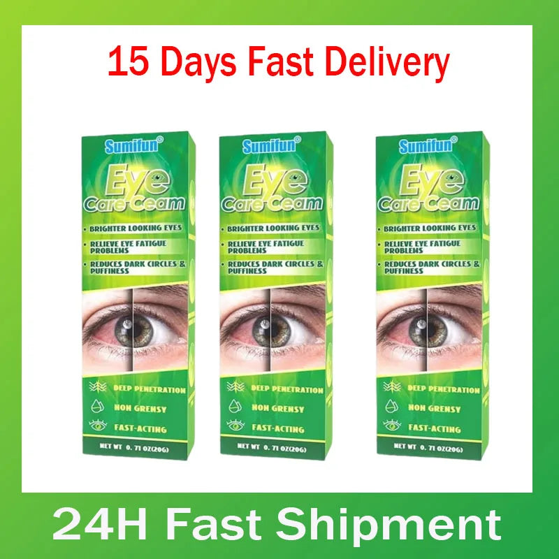 Sumifun 20g Chinese Herbal Medicine Eye Care Cream Brighter Looking Eyes Relieve Eye Fatigue Problems Eyes Red Blood Clear