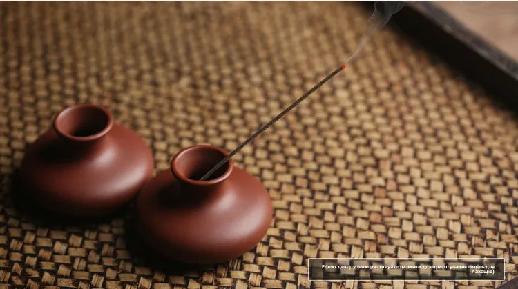 Multi-Purpose ature Ne Zha Clay Teapot Lid Incense Holder Flower Arrangement Stand Tea Ceremony Accories