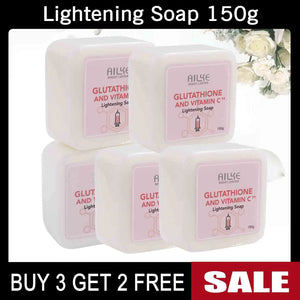 AILKE Whitening Remove Black Spots Facial Skin Care Lotion Moisturizing Cream Body Glutathion Vitamin C Black Skin Face New Set