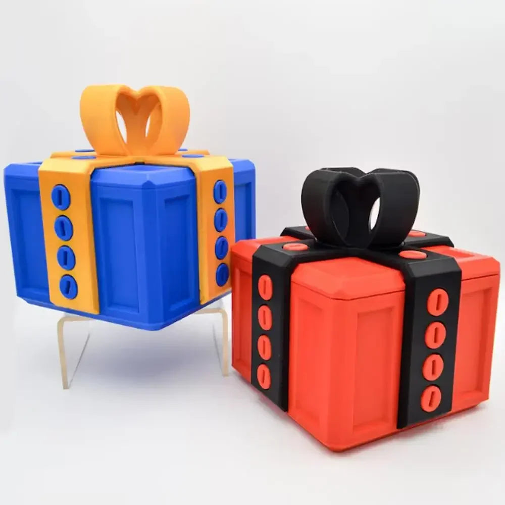 Annoying Gift Box with Screws Large Annoying Gift Boxes Prank Screw Box 3D Printed Figurines & Miniatures Card Container Gift