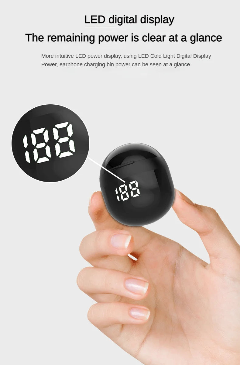 Heavy Bass Sleep Headphones Wireless Bluetooth Earphones With Mic Sports Earbuds Noise Reduction Mini HD Headset For Smart Phone