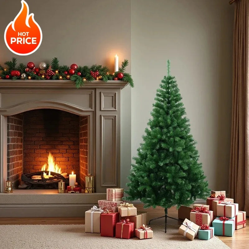 Simulated Christmas Tree, High-end Green Pine, Christmas Day Decoration, Ordinary and Luxurious PVC, Automatic PVC+PE Tree