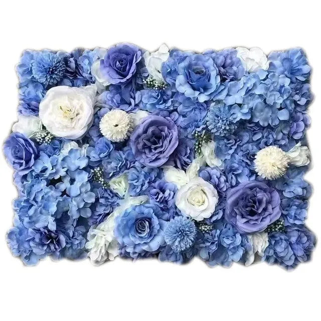 Pink Silk Rose Flower Wall Panels Artificial Flower for Wedding Decoration Baby Show Party Home Bedroom Backdrop Decor - You Offer