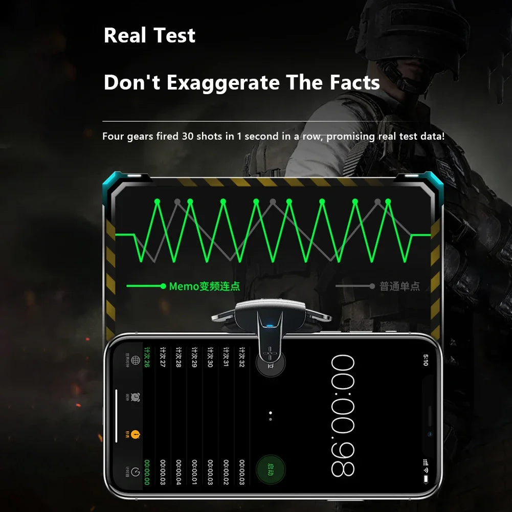 AK05 Game Controller For PUBG Mobile Phone Fire Aim Shoot Button Gamepad Trigger L1R1 Shooter Joystick Gaming Accessories