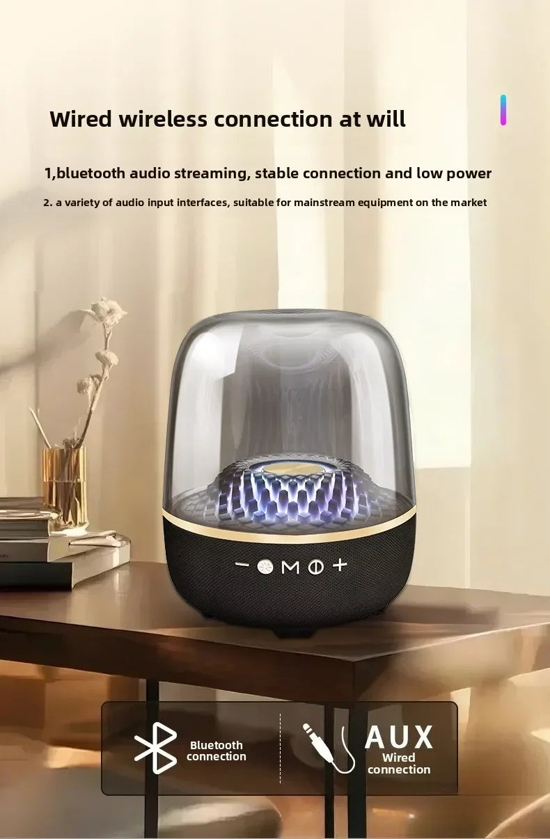 2025 New LP90 Pro Bluetooth Speaker: Upgraded Outdoor Portable Sound w/ Aura Glass Design (Prime Day Sale!)