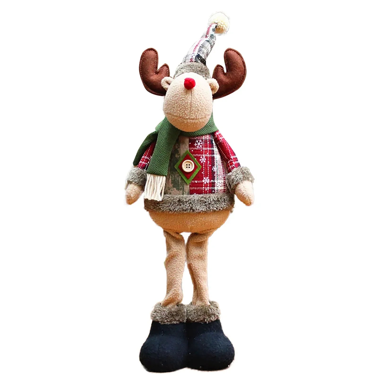 Hanging Christmas Plush Ornaments Set - Santa Snowman Elk Doll Decor for Xmas Tree, Home Party Gift & Stocking Stuffers 2025