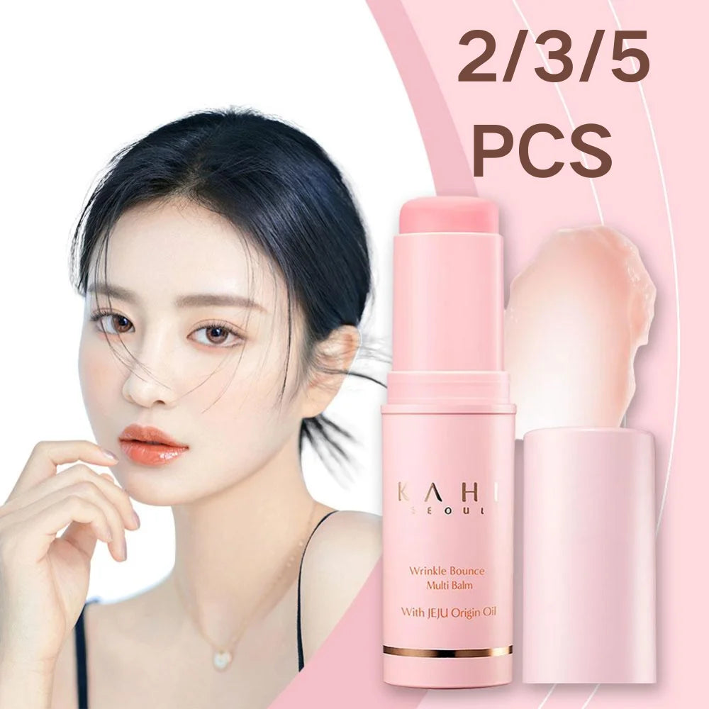 KAHI Moisturizing Stick Wrinkle Bounce Multi Balm for Face Daily Improving Wrinkle Universal Cream Korean Skin Care