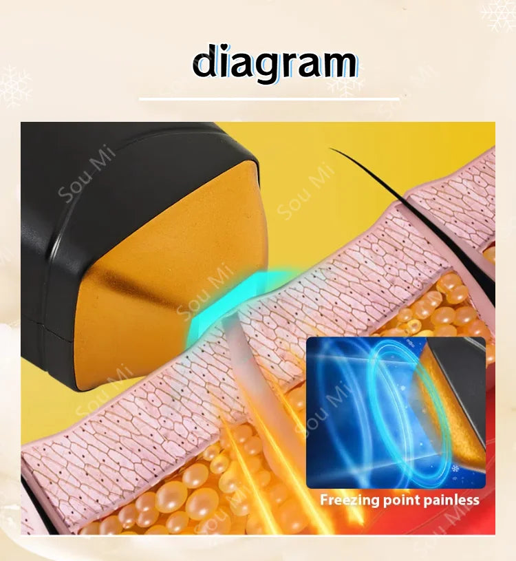 Diode 808NM Portable Hair Removal Machine Ice Titanium Laser Professional Permanent Alexandrite Device 2025 New