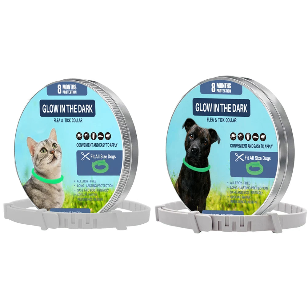 1-3Pcs Dog Calming Pheromone Collars Cats Relieve Anxiety Adjustable Comfortable Collar For Puppy Kitten Large Dog Accessories