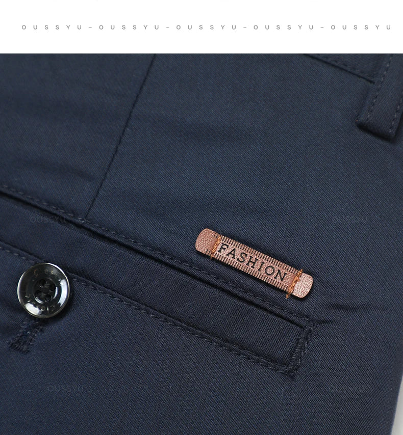 Spring Summer High Quality Luxury Straight Business Suit Pants Men Bamboo Fiber Designer Elegant Casual Long Formal Trouser Male - You Offer