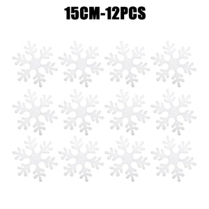 Christmas Decoration Foam Snowflake Christmas Tree Hanging Garland Hanging Decoration Gift 2024 New Christmas Supplies