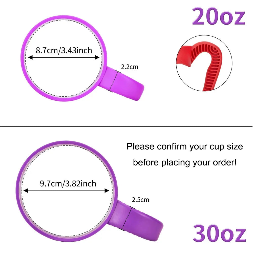 20/30oz Tumbler Handle Water Thermos Bottle Holder Travel Drinkware Holder Coffee Cup Portable Insulated Bottles Accessories - You Offer