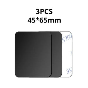 Magnetic Metal Plate For Car Phone Holder Universal Iron Sheet Disk Sticker Mount Mobile Phone Magnet Stand For IPhone Huawei