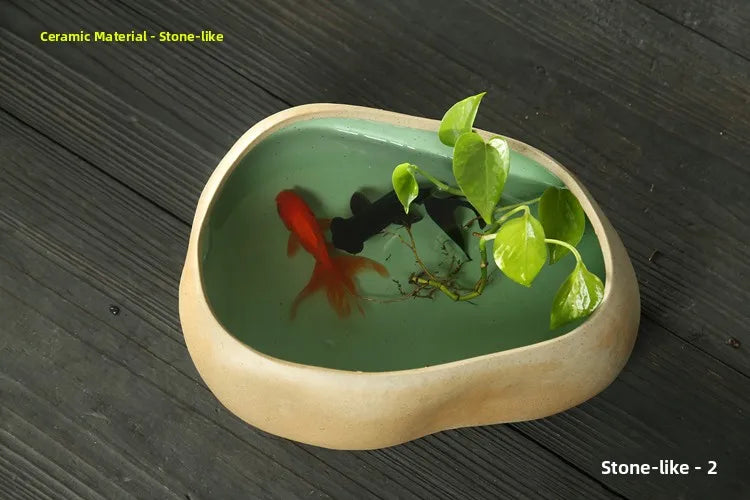 Large Size Cerc Tea Waing Basin Simulated Home Living Room Tea Cup Basin Tea House Coarse Cercs Tea Ceremony Accor...