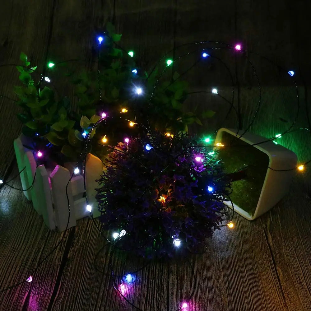1000/500LED Fairy String Lights Christmas Garland Outdoor Decor Lights Waterproof With Remote For Tree Street Wedding Party
