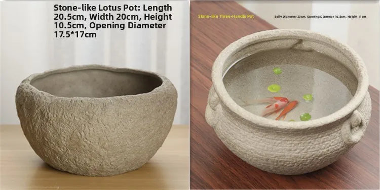 Large Size Cerc Tea Waing Basin Simulated Home Living Room Tea Cup Basin Tea House Coarse Cercs Tea Ceremony Accor...