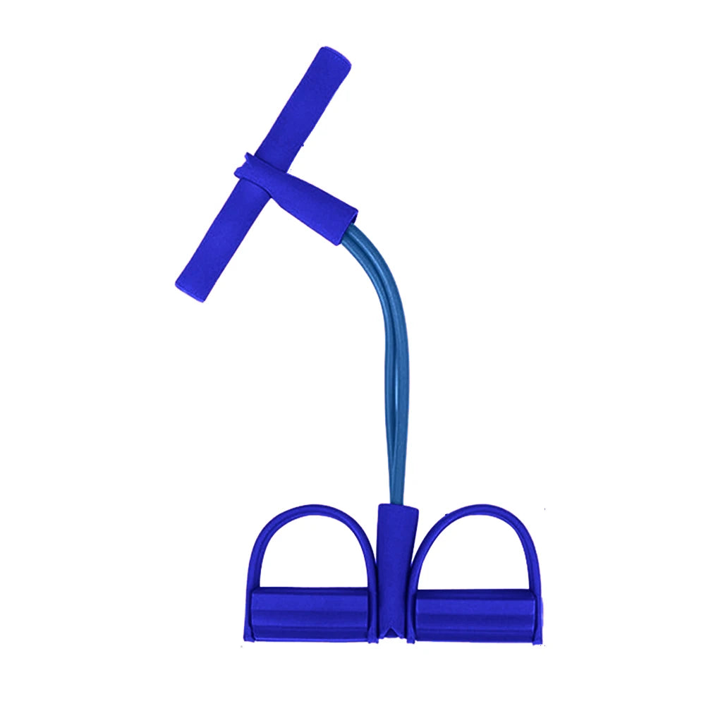 Pedal Pulling Resistance Band Sit-up Assistant with Slimming Belly Female Fitness Yoga Equipment Household Fitness Pulling Rope - You Offer