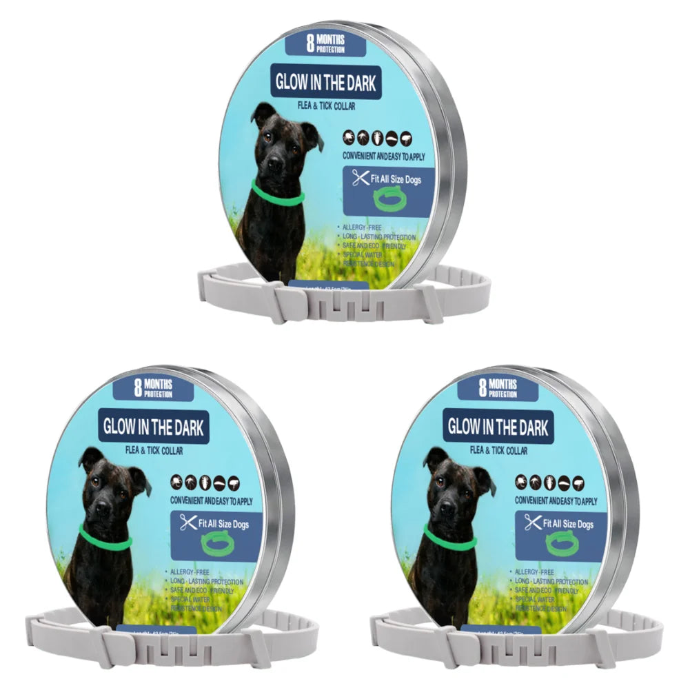 1-3Pcs Dog Calming Pheromone Collars Cats Relieve Anxiety Adjustable Comfortable Collar For Puppy Kitten Large Dog Accessories