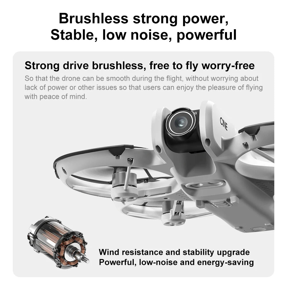 Xiaomi V666 Mini Aerial Tracker UAV 8K HD Foldable Intelligent Obstacle Avoidance Screen Remote Control Brushless Motor GPS UAV