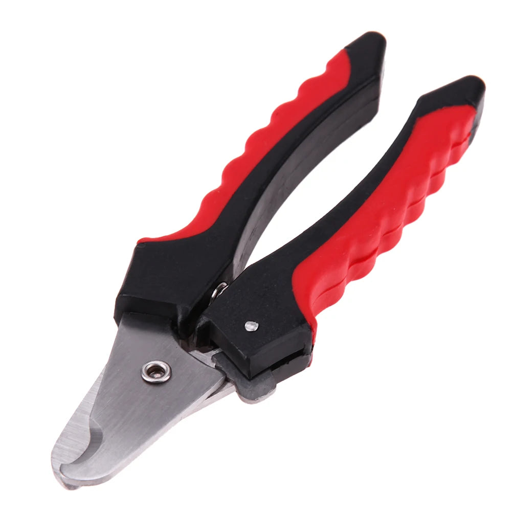 Stainless Steel Grooming Scissors with Sickle Teddy Cat Nail Clippers Multifunctional Practical Portable Eco-friendly Pet Tools