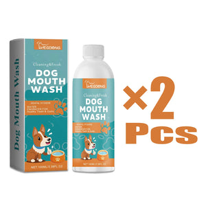 100ml Dog Mouth Wash Tooth Stains Cleaning Liquid Tartar Control Soothes Gums Bad Breath Freshing Deodorant Pet Oral Supplies