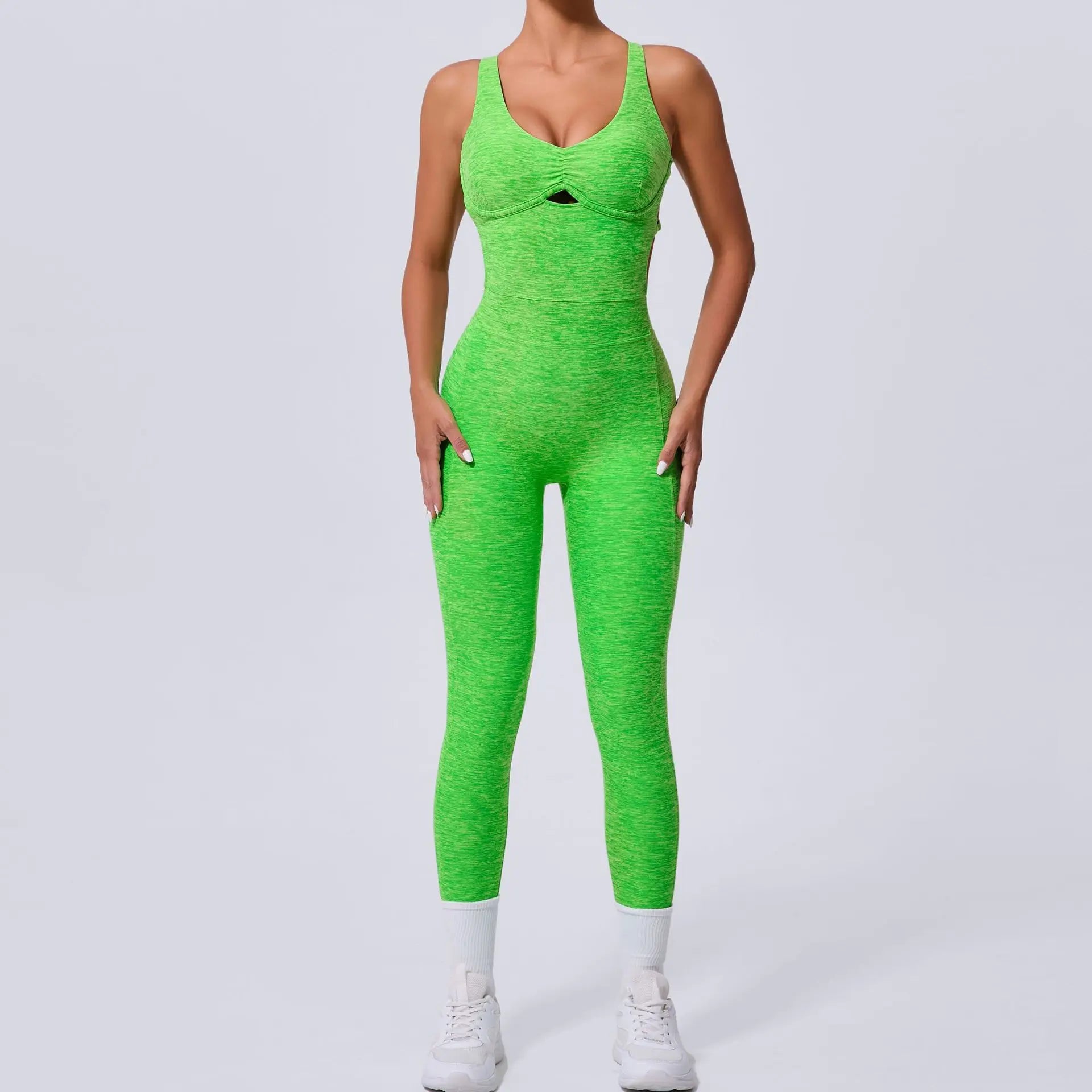 2025 Pad Adjustable Form Women Yoga Set One Piece Jumpsuit Gym Exercise Legging Fitness Workout Pant Active Outfit Wear XP300