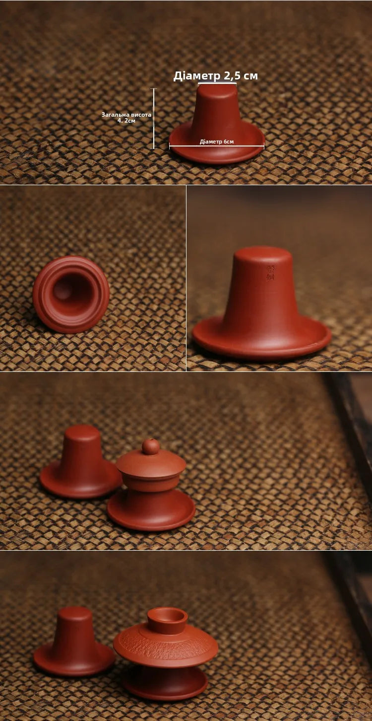 Multi-Purpose ature Ne Zha Clay Teapot Lid Incense Holder Flower Arrangement Stand Tea Ceremony Accories