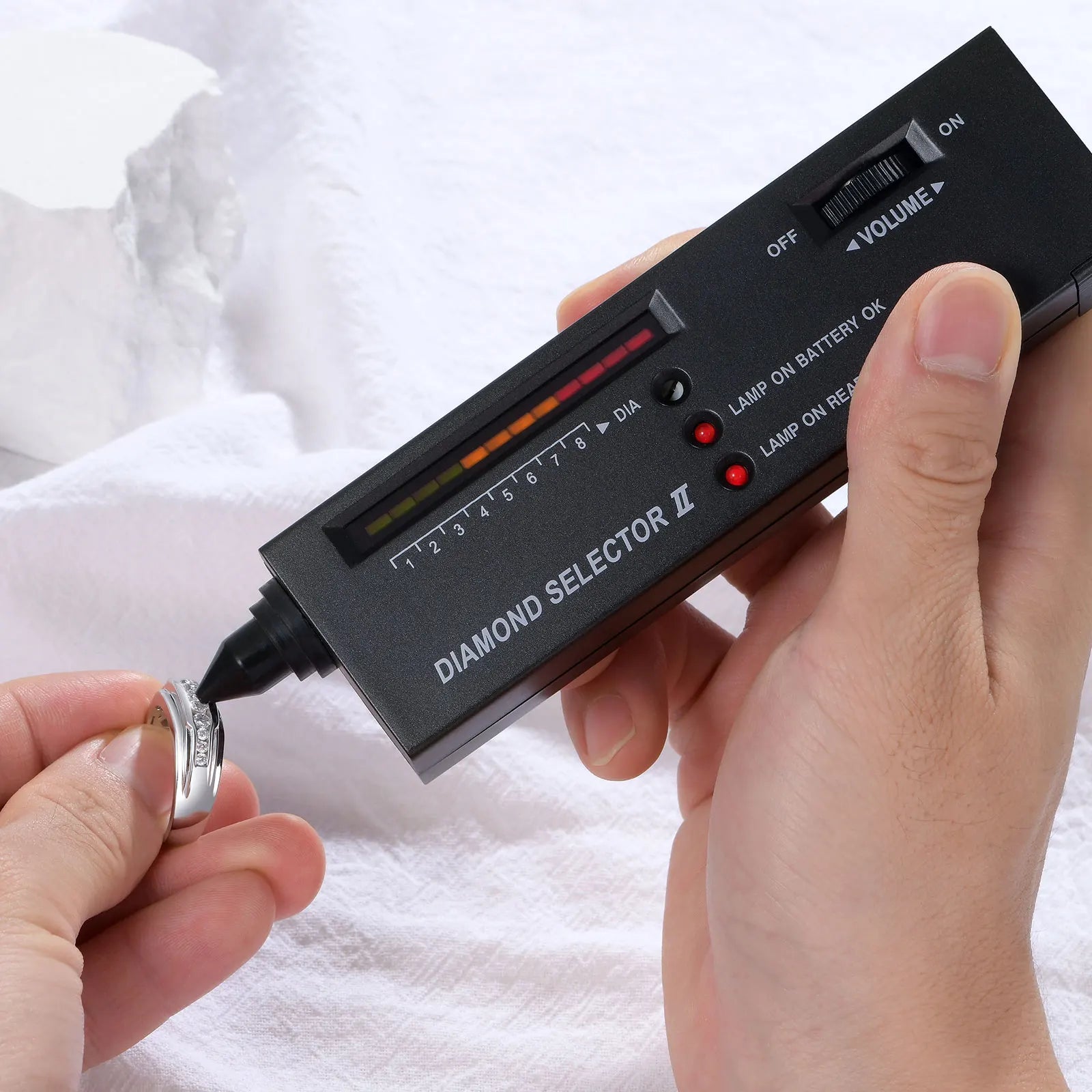 Newshe Full Moissanite Wedding Band for Men 925 Sterling Silver Engagement Rings Pave Round Eternity Promise Ring Size 7-13 - You Offer