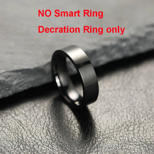 2025 New Smart Ring Men Women Camera Control Heart Rate Blood Oxygen Monitor Smartring IP68 & 5ATM Waterproof Multi-sports Modes