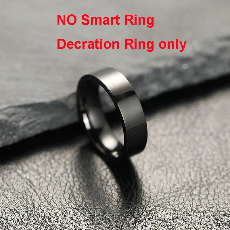 2025 New Smart Ring Men Women Camera Control Heart Rate Blood Oxygen Monitor Smartring IP68 & 5ATM Waterproof Multi-sports Modes