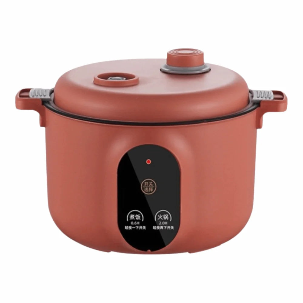 Easy 20cm Micro Pressure Cooker Non Stick Quick Heating Rice Cooker Anti-overflow 2 L Pressure Cooking Pot Student Dormitory - You Offer
