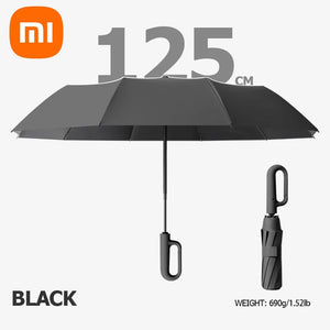 Xiaomi Strong Windproof Automatic Umbrella 72 Bones Sunshade Uv Protection Folding Umbrella Buckle Rain Large Parasol For Women