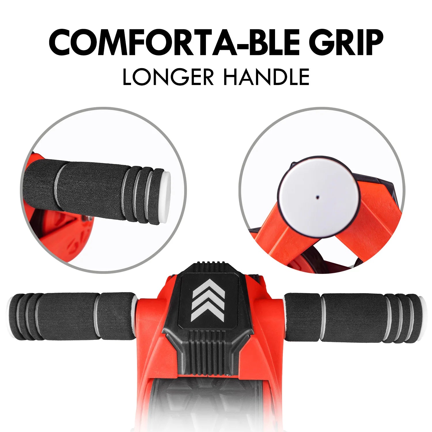 leikefitness Ab Wheel Roller Automatic Rebound with Knee Pad Mat,Core Muscle Ab Trainer with Intelligent Display, Ab Workout Equ - You Offer