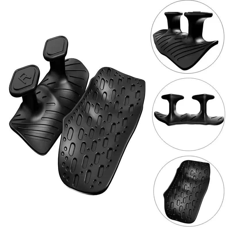 1 Pair Anti-Slip Workout Grips Ergonomic Rubber Hand Protector Gloves for Weight Lifting, Pull-Ups, Home Gym Training & Exercise