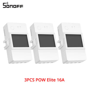 1/5PCS Itead SONOFF POW Elite Smart Wifi Power Switch 16A 20A Wireless Remote Control Switch Monitor Energy Usage via e-WeLink