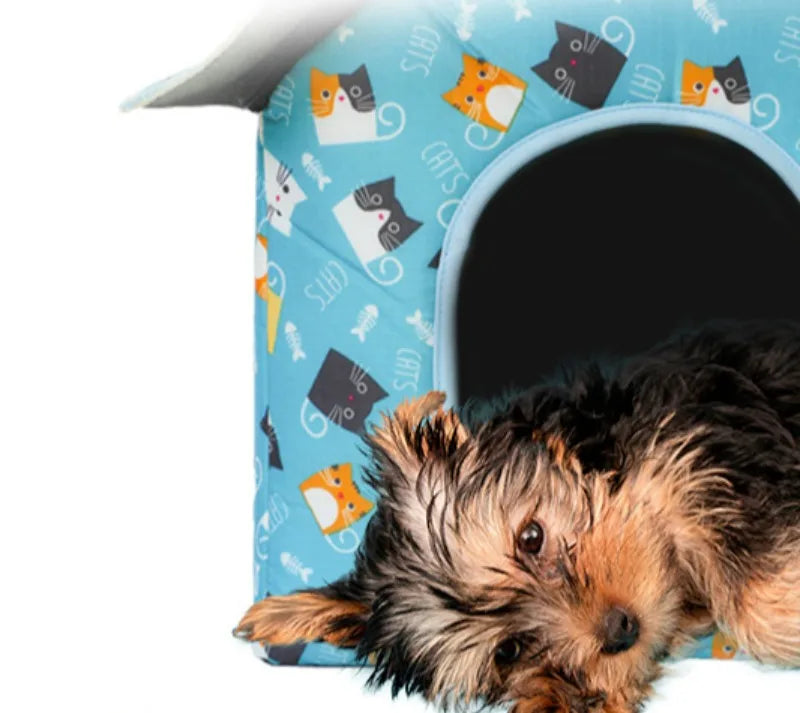 Water-resistant Foldable and Detachable Pet House Ideal for Cats Dogs in Outdoor Environments Cat House Cats Home Pet Supplies