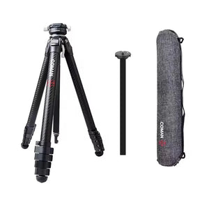COMAN Zero Series F38 Y V Full Carbon Fiber Tripod Lightweight Travel Stand With Quick Release Plate For DSLR Camera Phone Mount