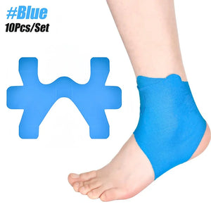 10Pcs Kinesiology Tape for Knees & Ankle, Kinesiology Tape Precut Elastic Kinesiology Athletic Tape for Knee Support and Muscle
