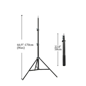 37/68/100/150/200CM Selfie Light Tripod 1/4 Screw Head Photography Portable Stand Trepied Smartphone For Mini Photo Studio