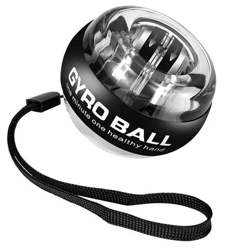 LED Gyroscopic Ball Autostart Range Gyro Power Wrist Ball Self Start Fitness Exercise Equipment Arm Hand Muscle Strength Trainer