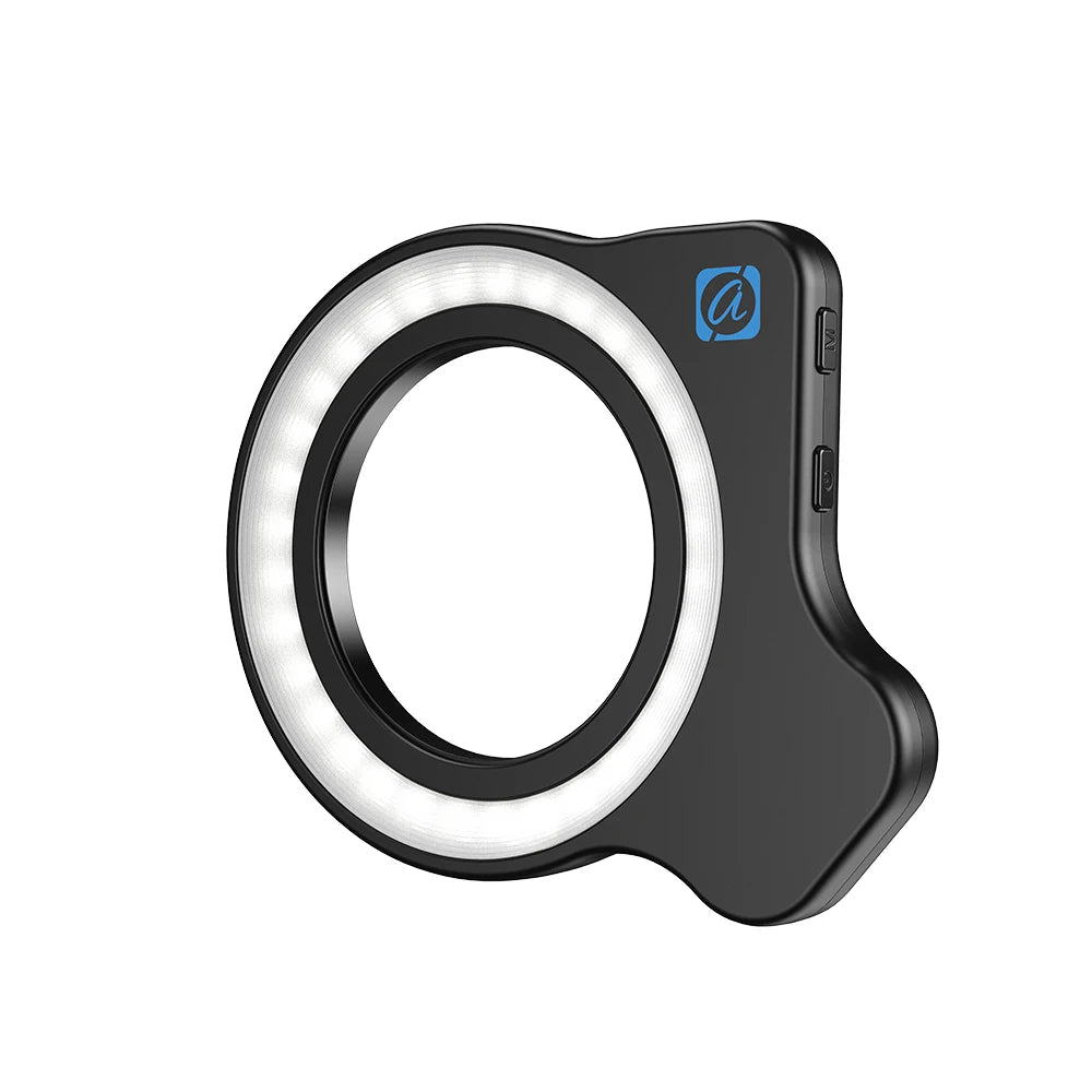 APEXEL 37mm 52mm Thread Macro Lens Fill Light,  Camera Lens Ring Light with High Power+45 Light Modes for APEXEL Macro lenses