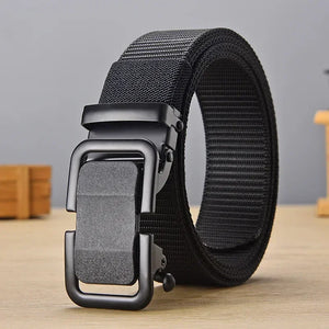 Xiaomi Toothless Automatic Buckle Nylon Belt Men Outdoor Waist Canvas Belts Leisure Breathable Canvas Belt Casual Tactical Belt