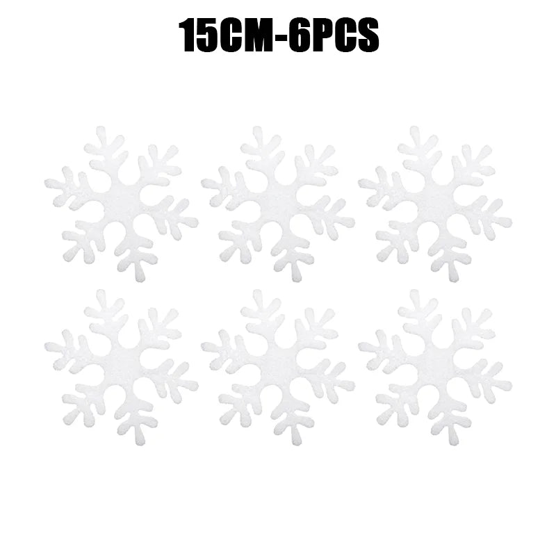 Christmas Decoration Foam Snowflake Christmas Tree Hanging Garland Hanging Decoration Gift 2024 New Christmas Supplies