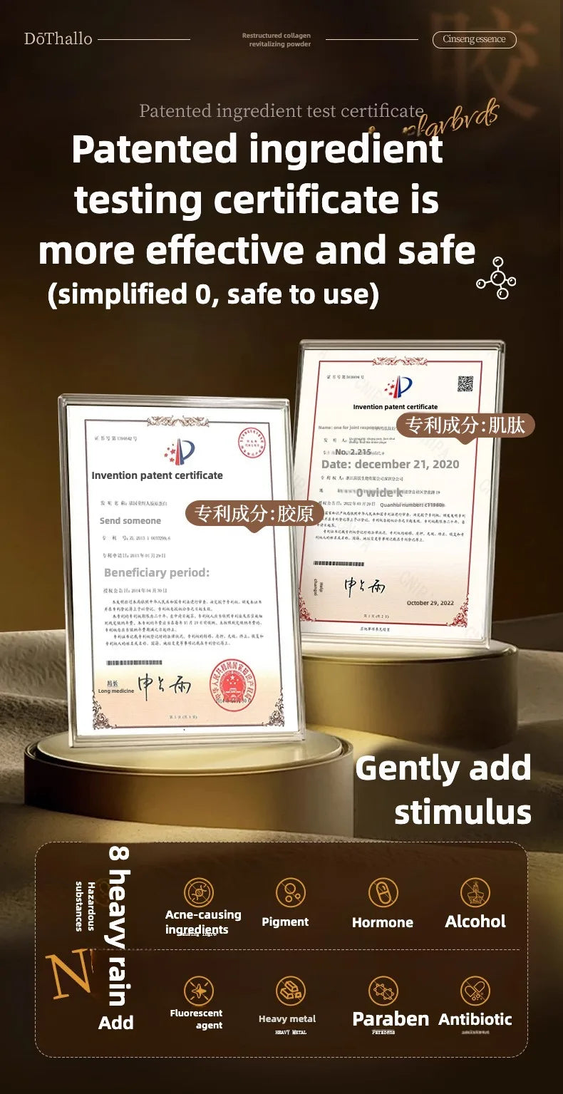 Recombinant Collagen Anti-wrinkle Essence Repair Firm Smooth Hyaluronic Acid Anti Wrinkle Aging Whitening Dark Spot Skin Care