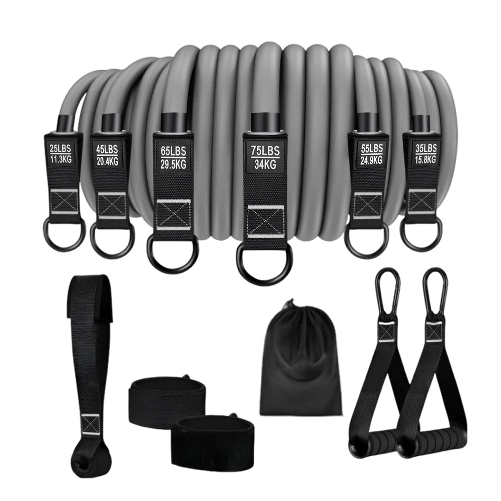 Resistance Bands Exercise Bands Heavy Duty Fitness Bands Set with Handles Workout Bands Multi-Function Home Gym Equipment - You Offer