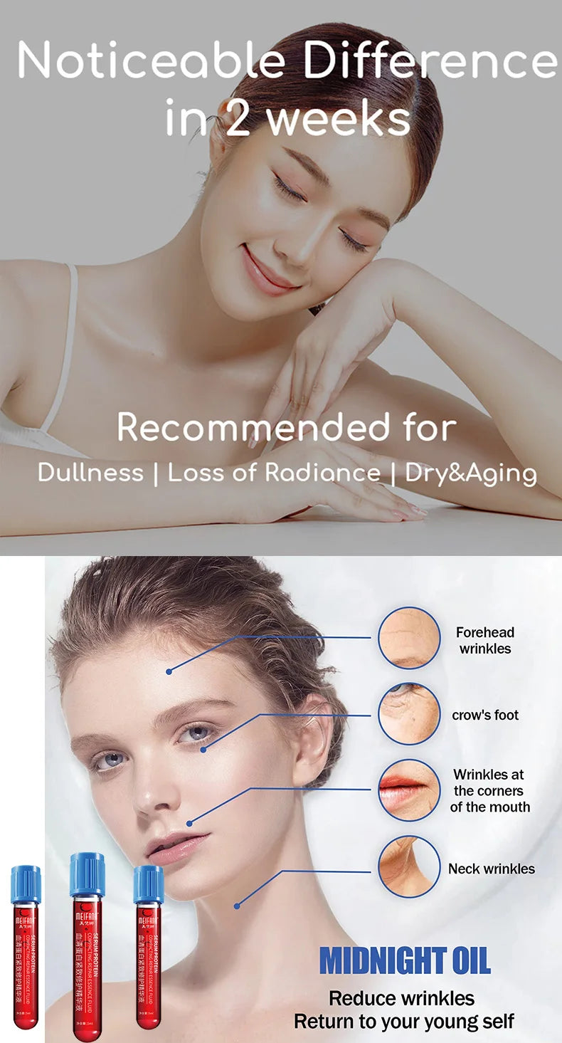 Anti- Wrinkle Face Skin care Serum Set Fade Fine Lines Facial Moisturizing brightning Anti Aging Firming Skin Care Essence oil