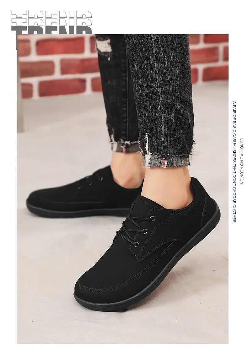 Men Suede Casual Wide Toe Shoes Beige Thick Soled Lace Up Walking Shoes Also Suitable for Designer Retro Style Denim Boot Sizes