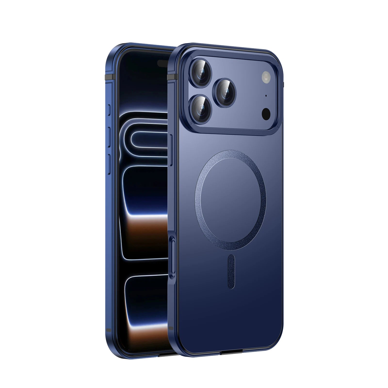 High Quality Suitable Magsafe Case for IPhone 17Pro Max 12 13 14 15 16 17Air Plus Alloy Frame Heavy Protection Phone Case